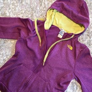 The North Face warm up